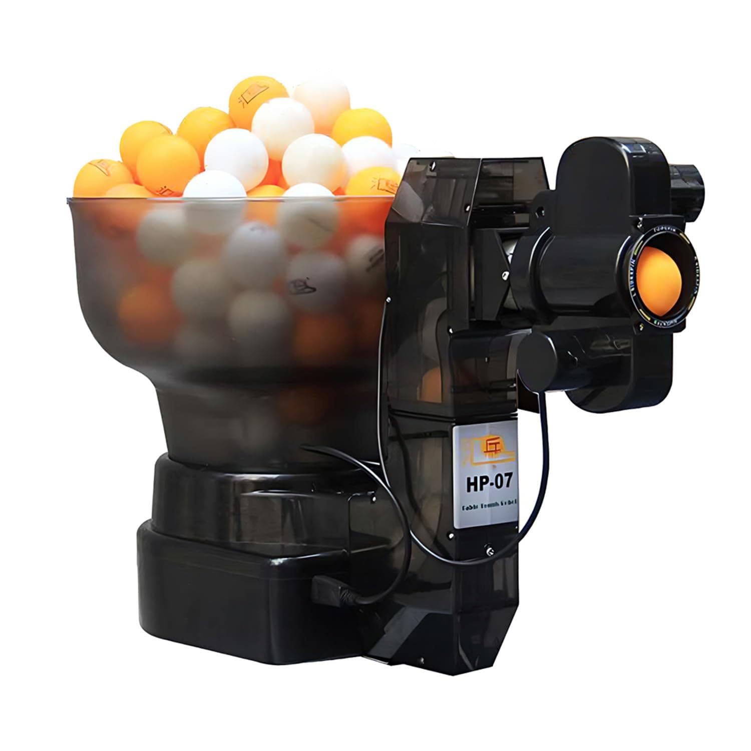 Tischtennis-Roboter-Ping-Pong-Maschine mit 100-Ball-Versorgung und 36-Arten-Regler für Fortgeschrittene
