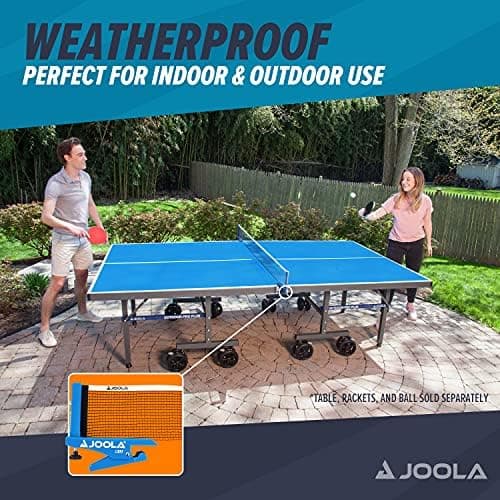 JOOLA Outdoor Tischtennisnetz - Feststellschraube - Höhenverstellbar für Freizeitsport