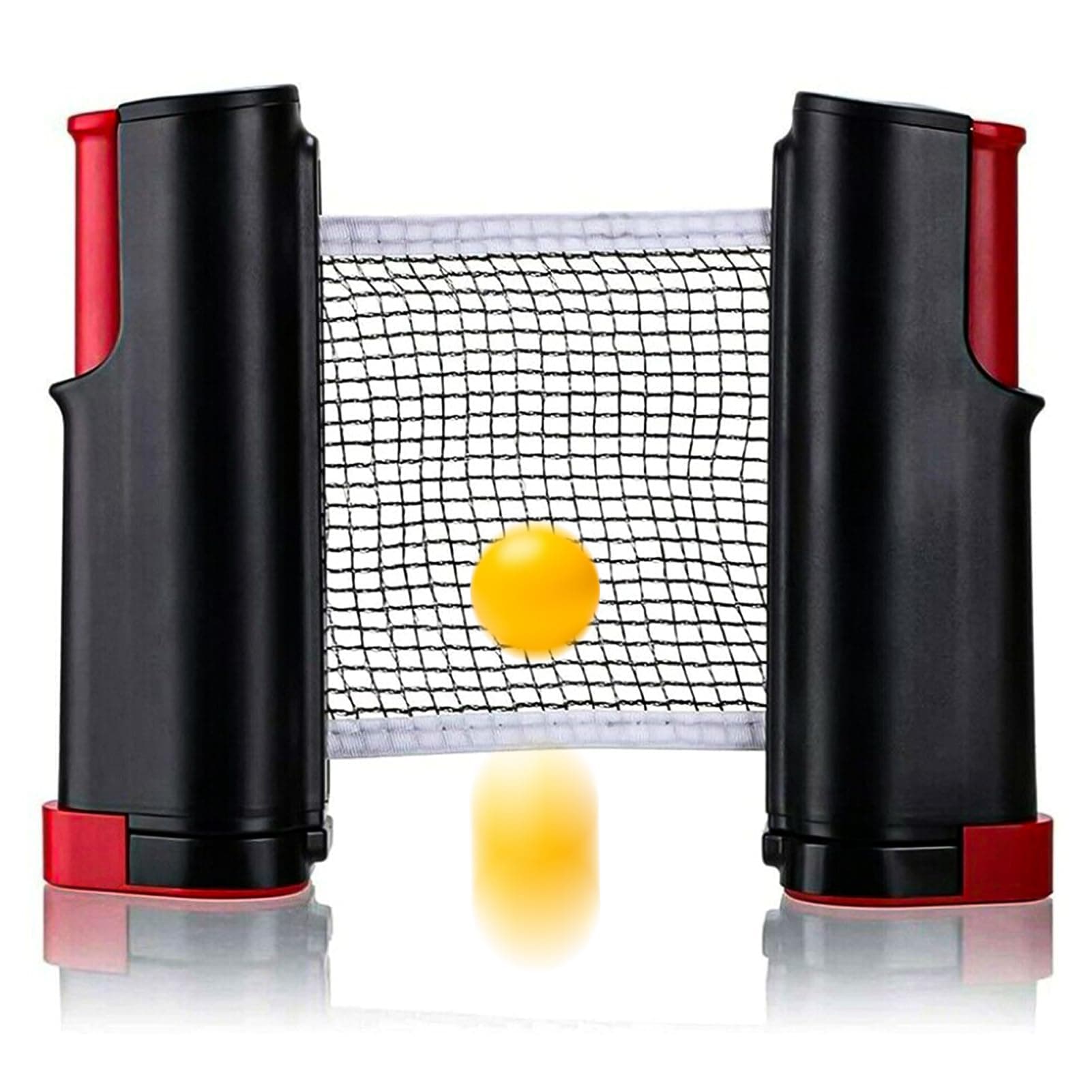 Tischtennisnetze: Ausziehbar und tragbar für alle Familien | Ersatznetz und Paddel inklusive | perfekt für Haus- und Gas