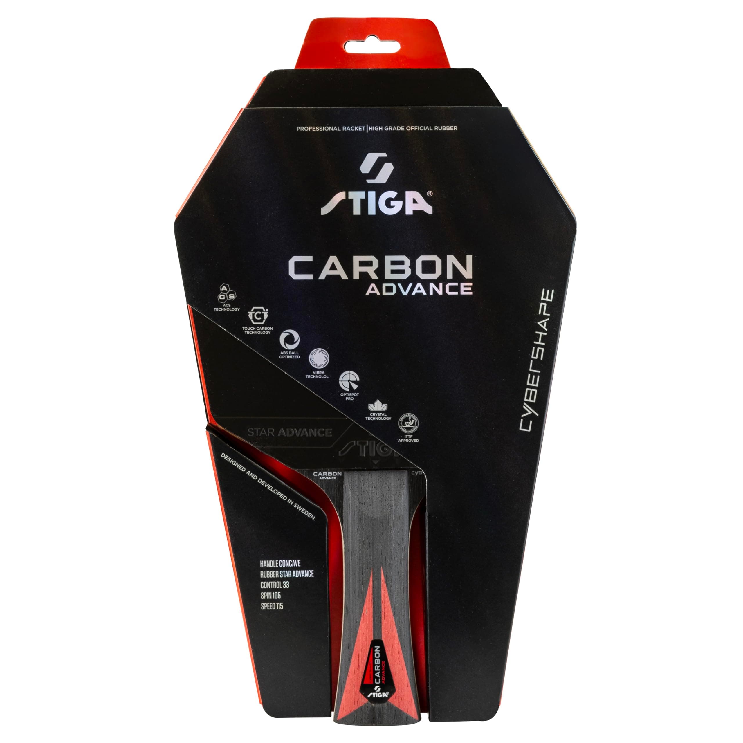Tischtennisschläger STIGA Carbon Advance für Profis im Training
| Tischtennisschläger STIGA Carbon Advance - Leicht, St